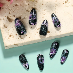 Sweet Pink Peony Almond Press-On Nails (24pcs)