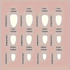 Purple Mirage – 24pcs Gradient Purple Oval Press-On Set