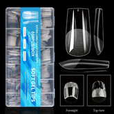 Crystal Canvas – Frosted Transparent Nail Tips by Misscheering