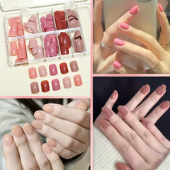 Vivid Glam False Nails – Bright & Colorful Assorted Set (120PCs) + Free 2PCs Sticker Cards