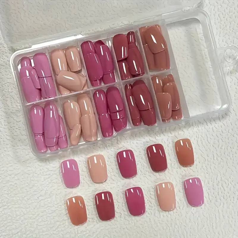 Vivid Glam False Nails – Bright & Colorful Assorted Set (120PCs) + Free 2PCs Sticker Cards