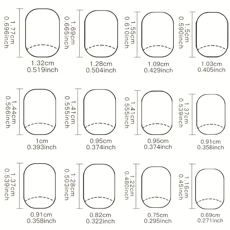 Luxury Gradient Stripe Press-On Nails Set (24PCs)