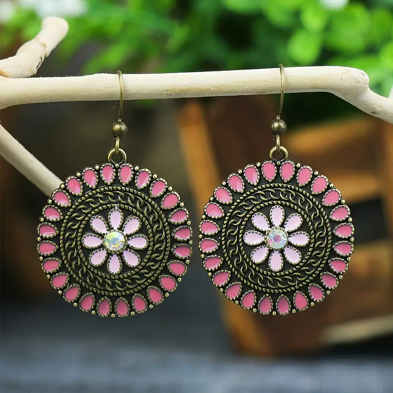 Enchanted Bloom Multicolor Drop Earrings