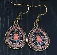 Enchanted Bloom Multicolor Drop Earrings