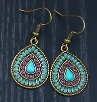 Enchanted Bloom Multicolor Drop Earrings