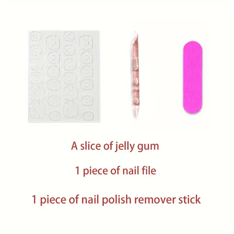 Love Blossom Almond Press-On Nails (24pcs)